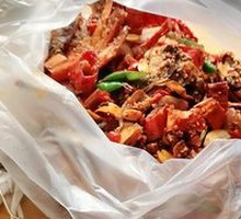 Spicy Duck Head and Shrimp