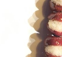 Glutinous Rice Stuffed Candy Apple