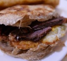 Beef-filled flatbread