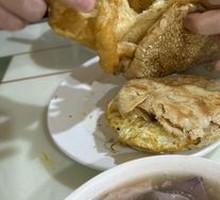 Braised flatbread with oil cake