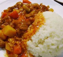 Beef and Potato Rice