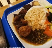 Braised Pork Meatballs over Rice