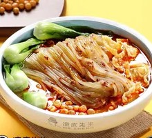 Spicy Sour Noodle Soup with Bone Broth