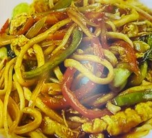 Xinjiang Noodle Stir-Fry