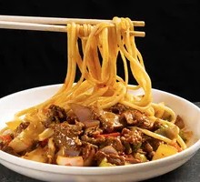 Fried Meat Noodles