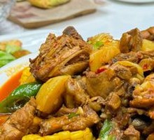 Desert Big Chicken Plate (Medium Size Green-foot Chicken)