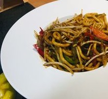 Korean Stir-Fried Udon Noodles
