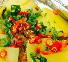 Aluminum Foil Potato Slices