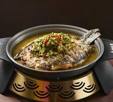 Pickled Cabbage Roasted Live Fish