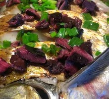 Steamed Sea Bass with Preserved Olive