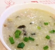 Chicken and Century Egg Porridge