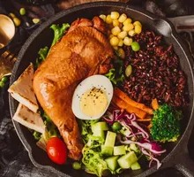 Super Big Chicken Leg Flavorful Grain Rice