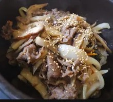 Beef and Mushroom Rice Bowl