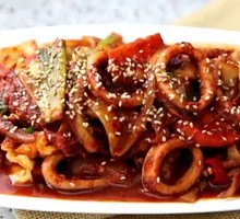 Spicy Squid Stir-Fry