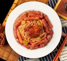 Beef Rice Noodle Stir-Fried Rice Cake