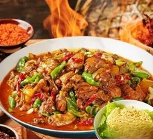 Stir-fried Chicken with Instant Noodles