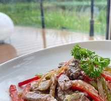 Black Pepper Beef Spaghetti