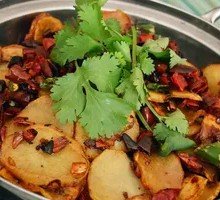 Spicy Potatoes in Dry Pot