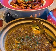 Mushroom Duck Soup with Sweet Potato Noodles