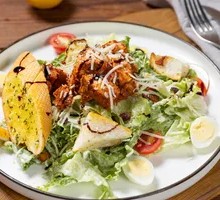 Low-Temp Chicken Caesar Salad