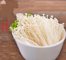 Chicken Soup with Enoki Mushrooms