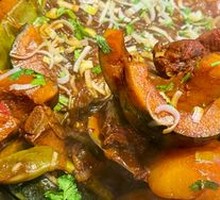 Stewed Pork Ribs in Iron Pot