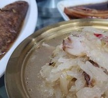 Fast Food Pickled Cabbage and Pork