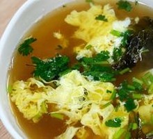 Seaweed and Egg Soup