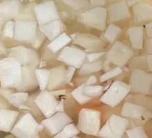 Diced Radish
