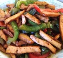 Fried Tofu with Shredded Pork Rice