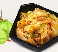 Crispy Pepper-Maize Balls with Bok Choy