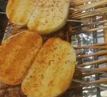 Grilled Steamed Bun Slices