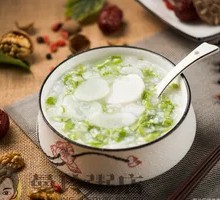 Bamboo Shoot and Greens Porridge