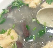 Duck Blood and Vermicelli Soup