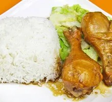 Braised Chicken Leg Rice