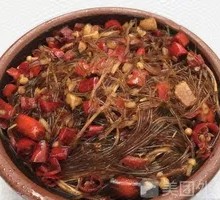 Glass Noodles with Enoki Mushrooms