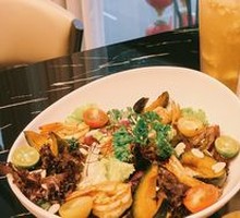 Grilled Baby Pumpkin Shrimp Salad