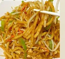 Stir-fried Egg with Green Pepper and Flatbread