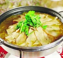 Stir-Fried Pork Belly with Sour Cabbage and Dry Beans