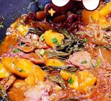 Stewed Goose in Iron Pot