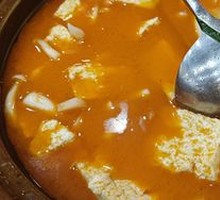 Shrimp Soup with Mushrooms and Tofu