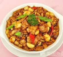 Stewed Pork Intestines with Garlic