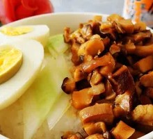 Mushroom and Pork Sauce Rice