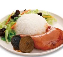 Fragrant Shiitake Chicken Leg Rice