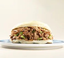 Green Pepper and Pork Wrap