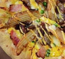 Teriyaki Beef and Potato Pizza