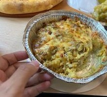 Curry Beef Brisket Rice Bake