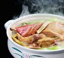 Braised Duck with Pig's Trotter and Bamboo Shoots