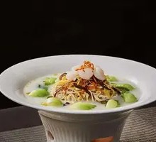 Chicken Soup with Tofu Skin Noodles