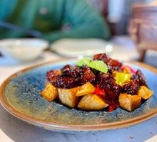 Almond Mushroom Beef Cubes